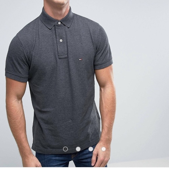 NEW Tommy Hilfiger Mens Basic Polo Gray Size XXL NWT - Picture 1 of 5